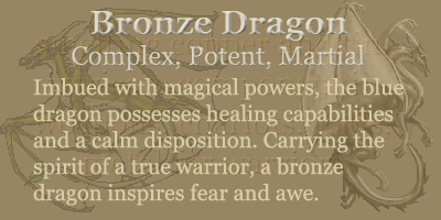 Bronze Dragon - Complex, Potent, Martial